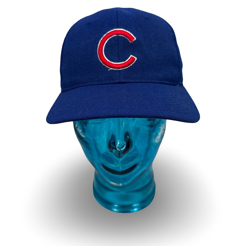 Vintage G Cap Chicago‎ Cubs Snapback Hat Baseball Cap Blue Red Adjustable